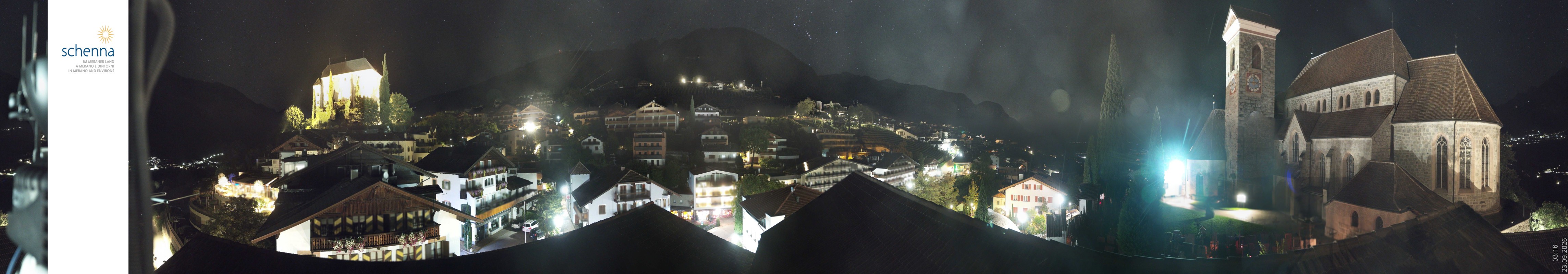 Archiv Foto Webcam Panoramablick Schenna