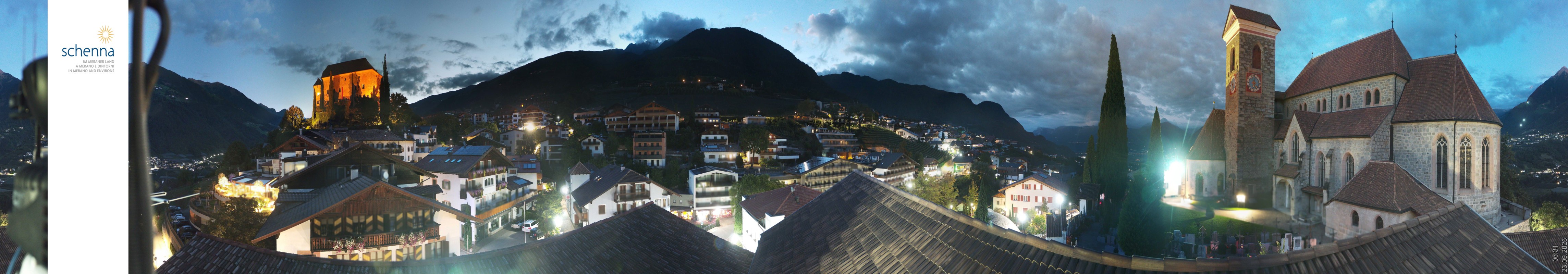 Archiv Foto Webcam Panoramablick Schenna