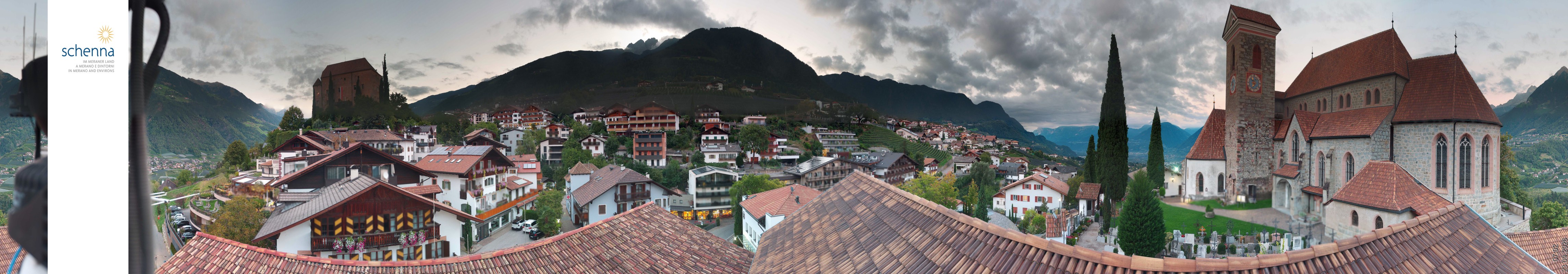 Archiv Foto Webcam Panoramablick Schenna