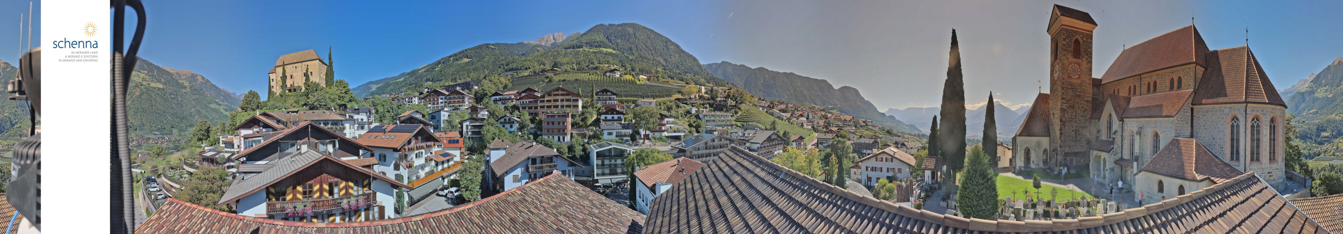 Archiv Foto Webcam Panoramablick Schenna