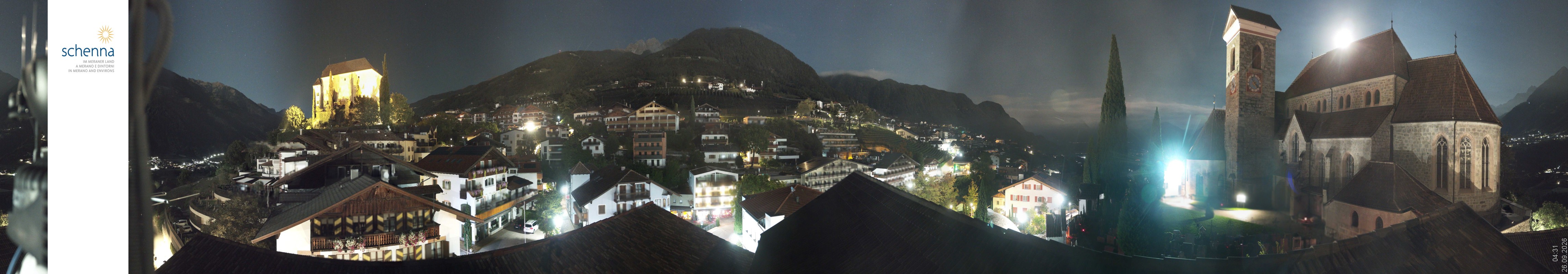Archiv Foto Webcam Panoramablick Schenna