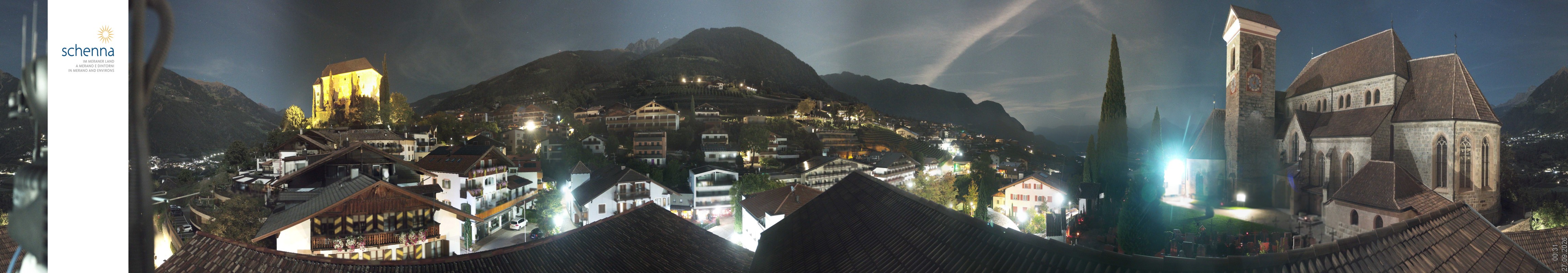 Archiv Foto Webcam Panoramablick Schenna