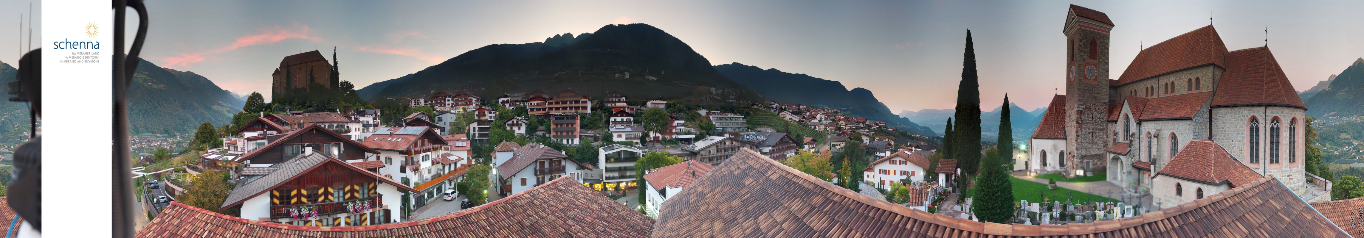 Archived image Webcam Panoramic View of Schenna