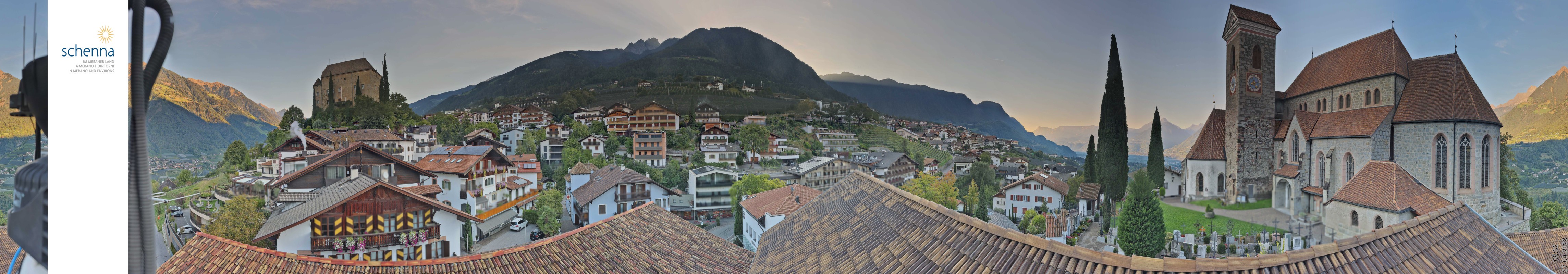 Archived image Webcam Panoramic View of Schenna