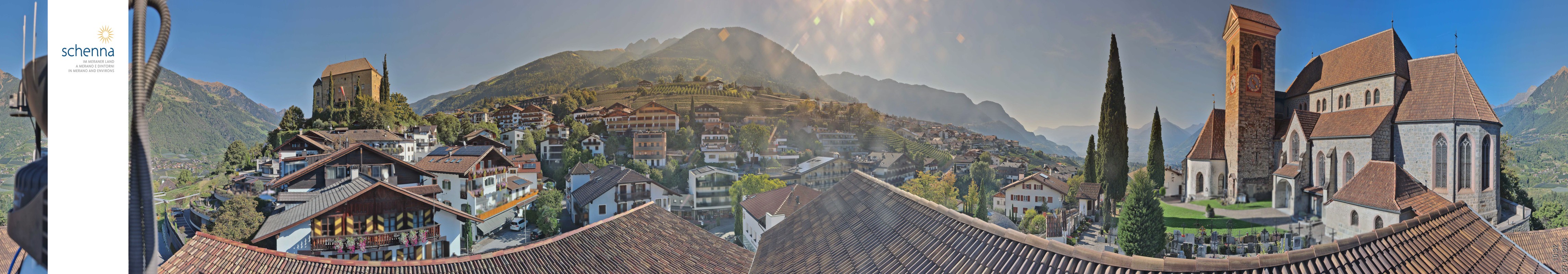 Archived image Webcam Panoramic View of Schenna