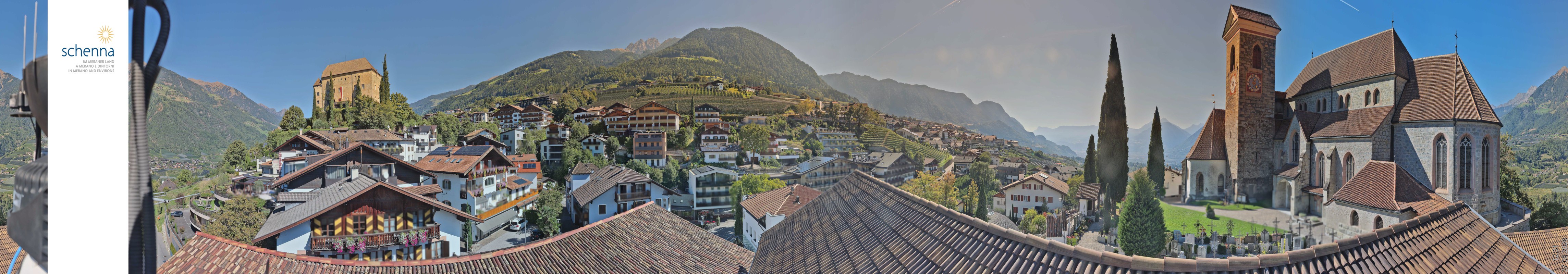 Archived image Webcam Panoramic View of Schenna