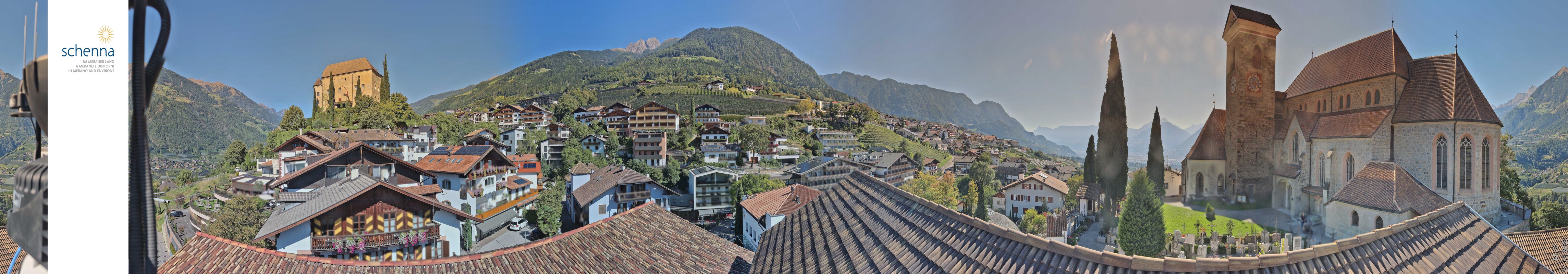 Archived image Webcam Panoramic View of Schenna