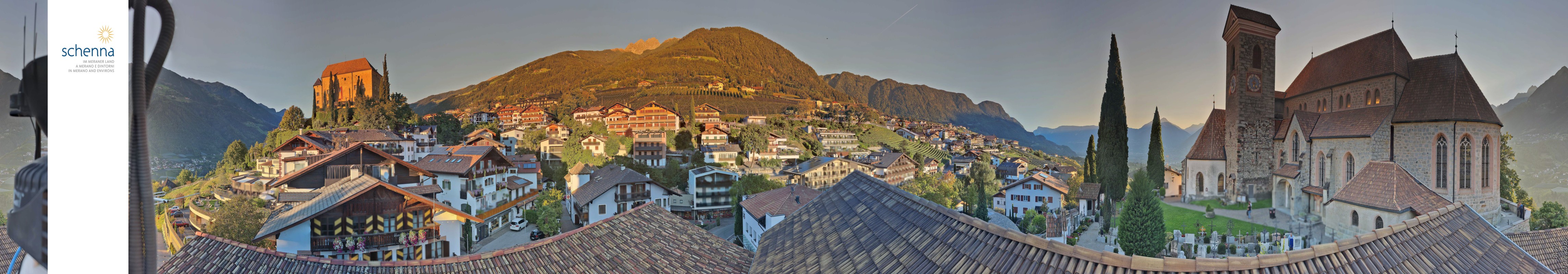 Archiv Foto Webcam Panoramablick Schenna