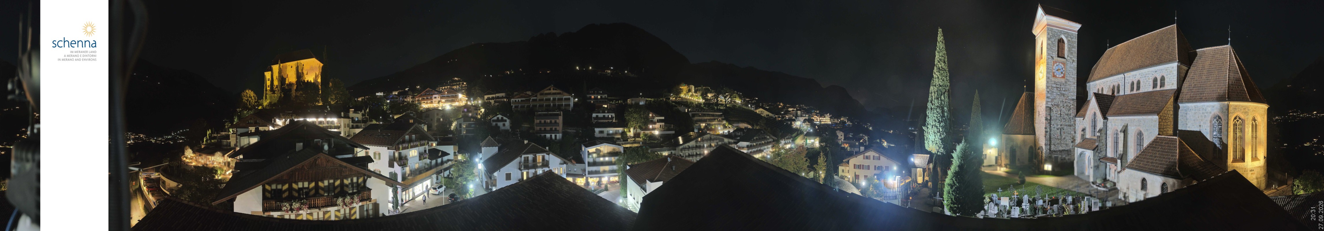 Archiv Foto Webcam Panoramablick Schenna