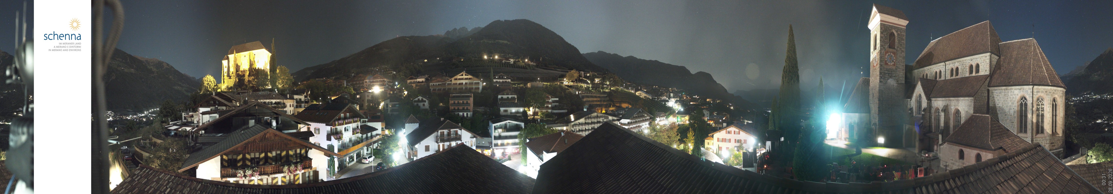 Archiv Foto Webcam Panoramablick Schenna