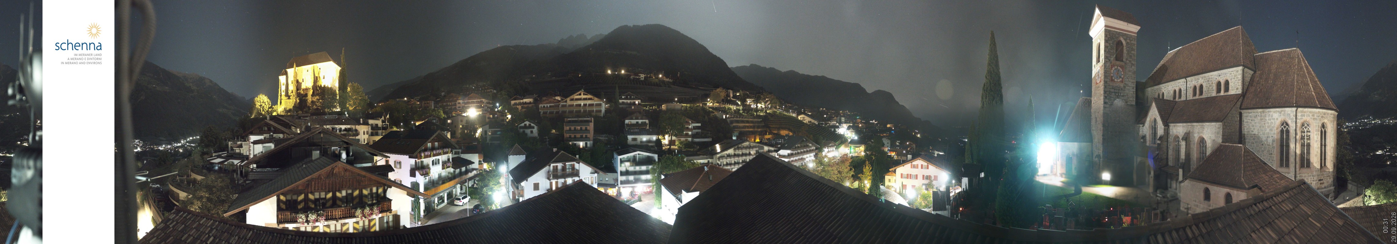 Archived image Webcam Panoramic View of Schenna