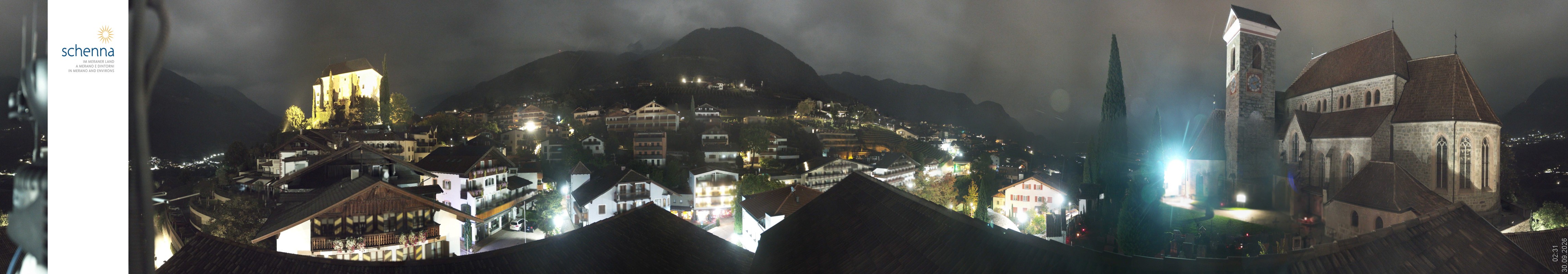Archiv Foto Webcam Panoramablick Schenna