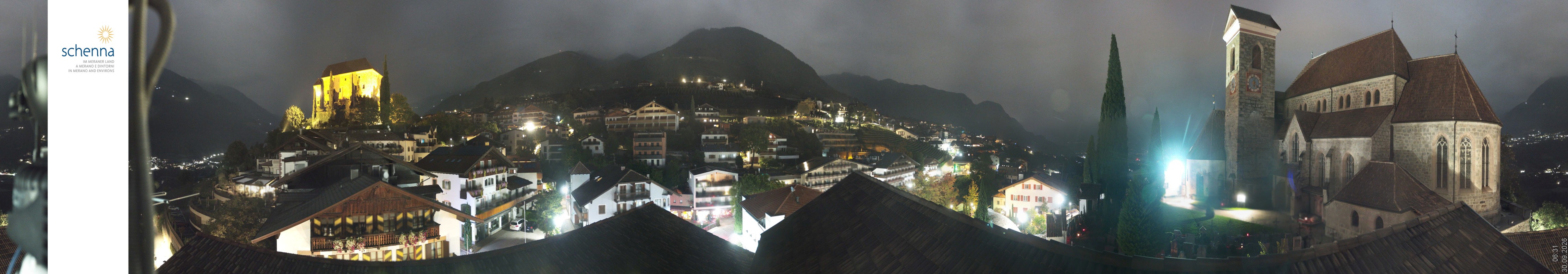 Archiv Foto Webcam Panoramablick Schenna