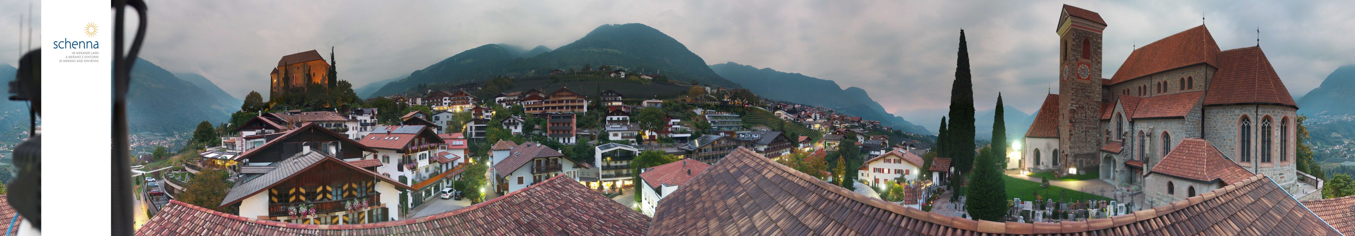 Archiv Foto Webcam Panoramablick Schenna