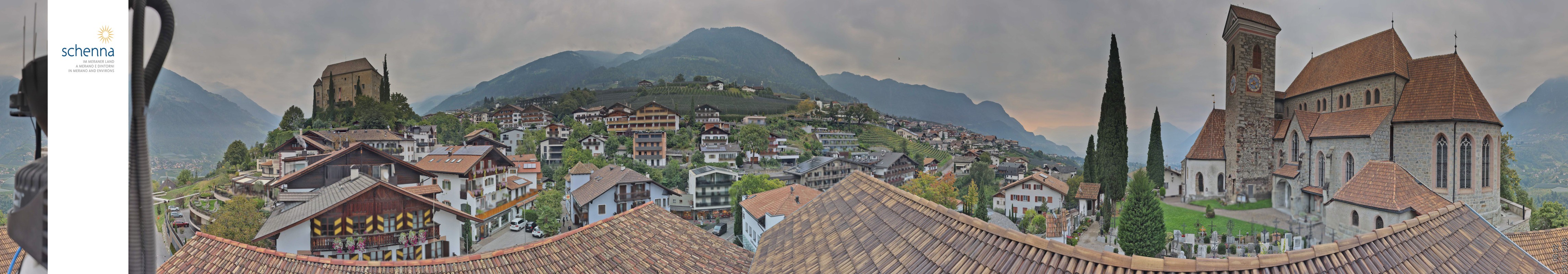 Archiv Foto Webcam Panoramablick Schenna