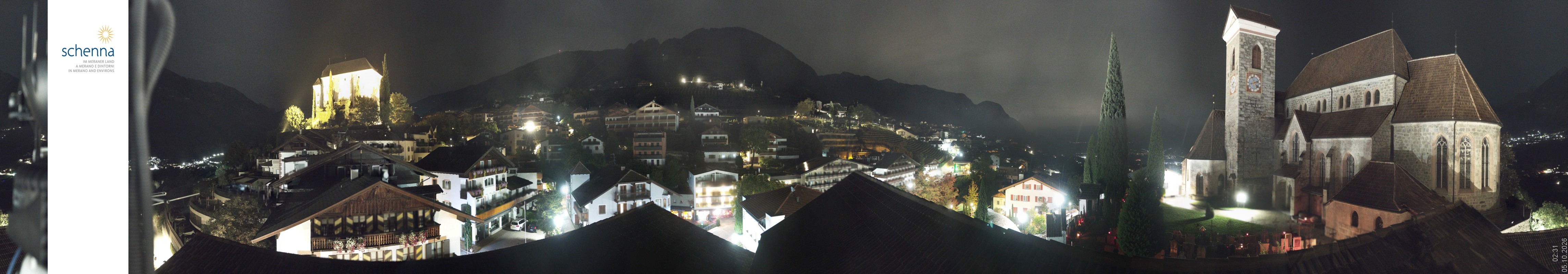 Archiv Foto Webcam Panoramablick Schenna