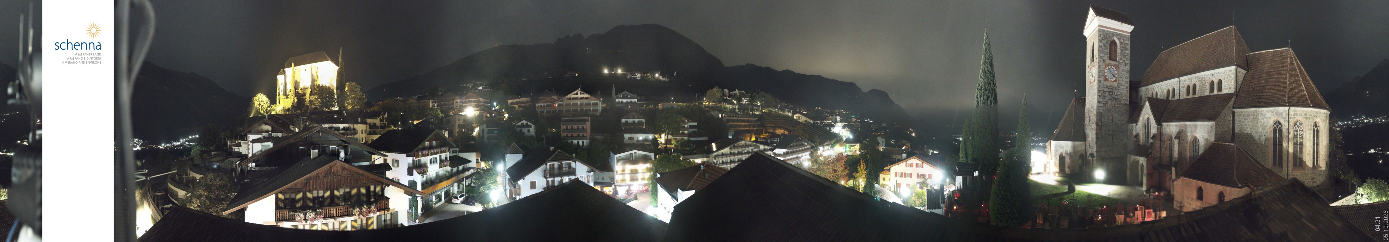 Archiv Foto Webcam Panoramablick Schenna
