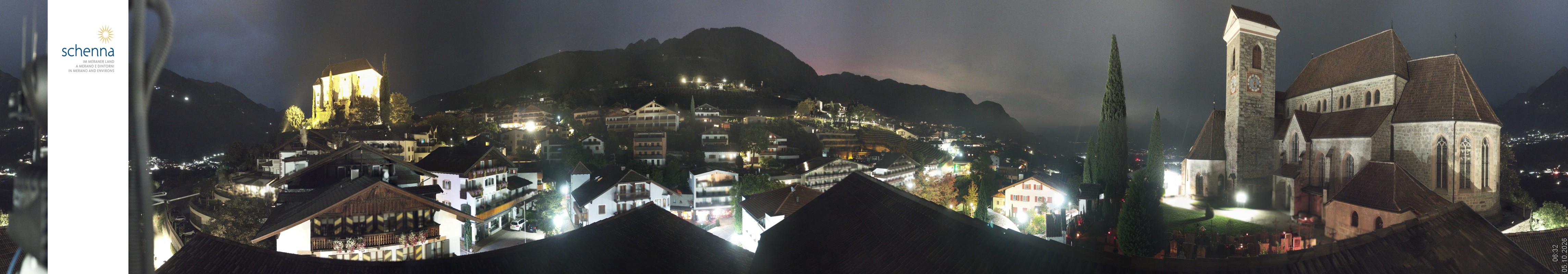 Archiv Foto Webcam Panoramablick Schenna