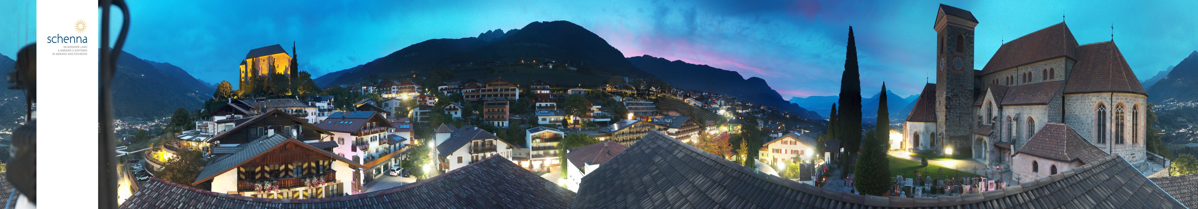 Archiv Foto Webcam Panoramablick Schenna