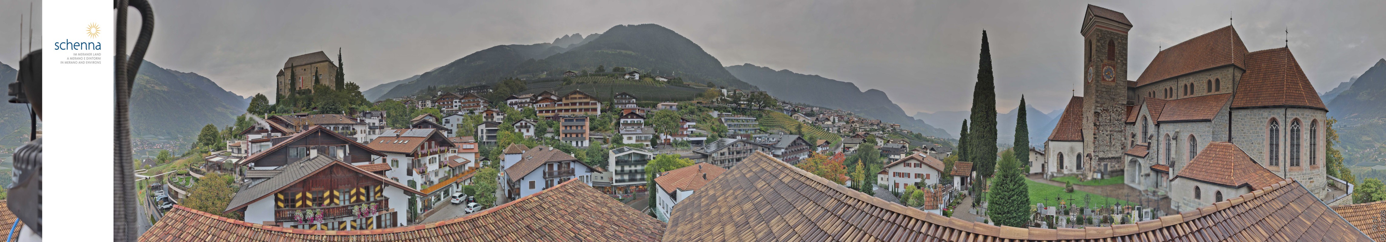 Archiv Foto Webcam Panoramablick Schenna