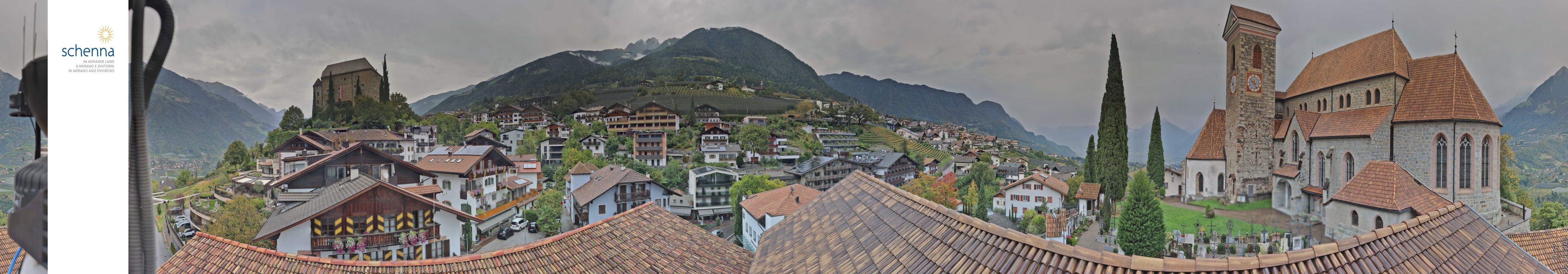 Archiv Foto Webcam Panoramablick Schenna