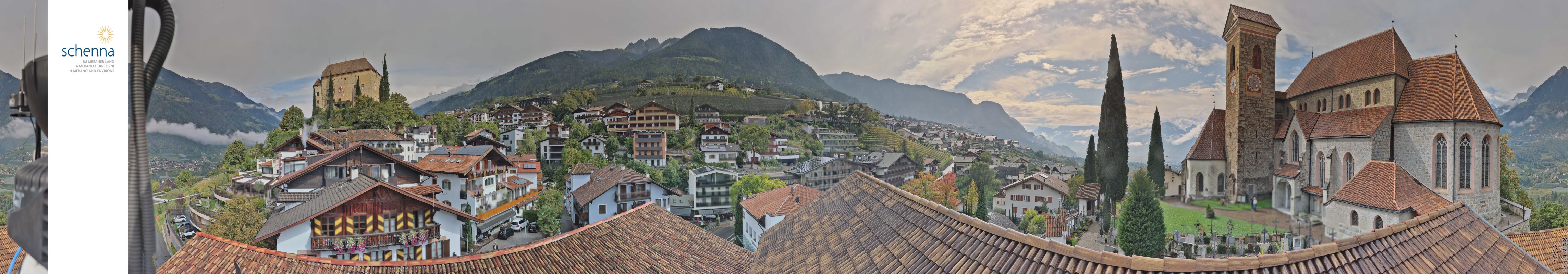 Archiv Foto Webcam Panoramablick Schenna