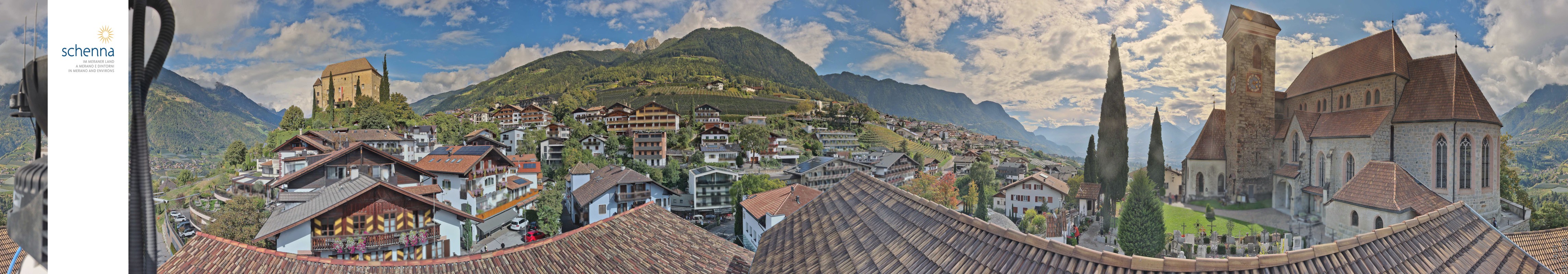 Archiv Foto Webcam Panoramablick Schenna
