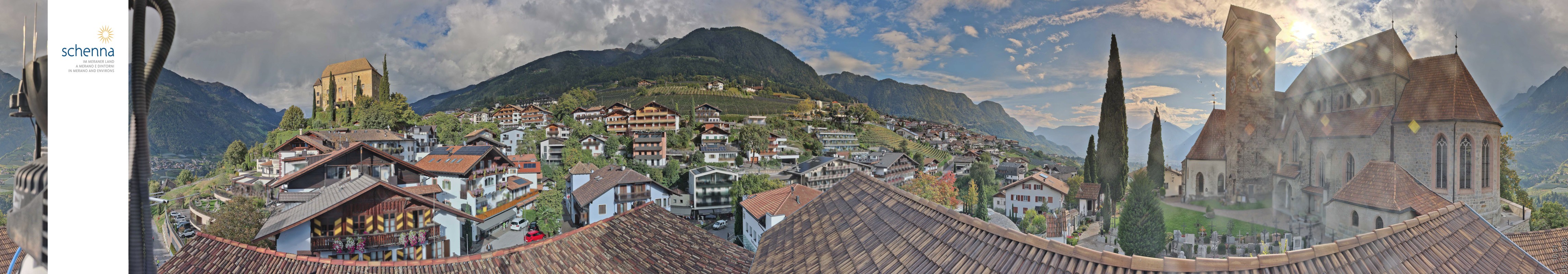 Archiv Foto Webcam Panoramablick Schenna