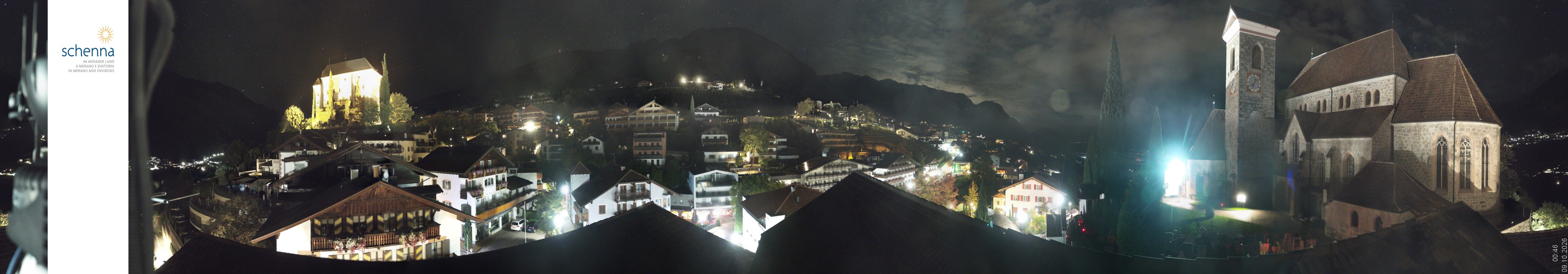 Archiv Foto Webcam Panoramablick Schenna
