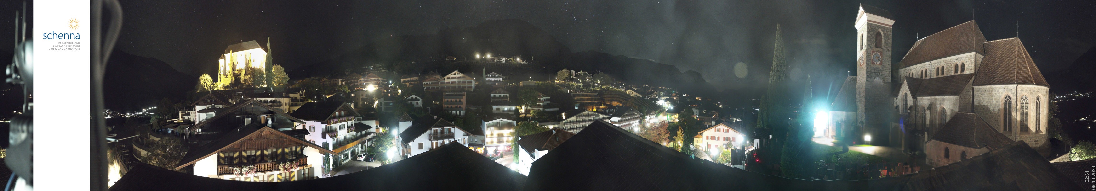 Archiv Foto Webcam Panoramablick Schenna