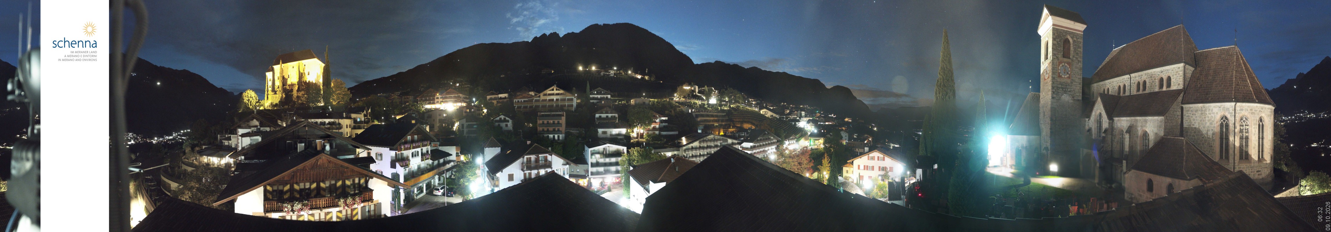 Archiv Foto Webcam Panoramablick Schenna