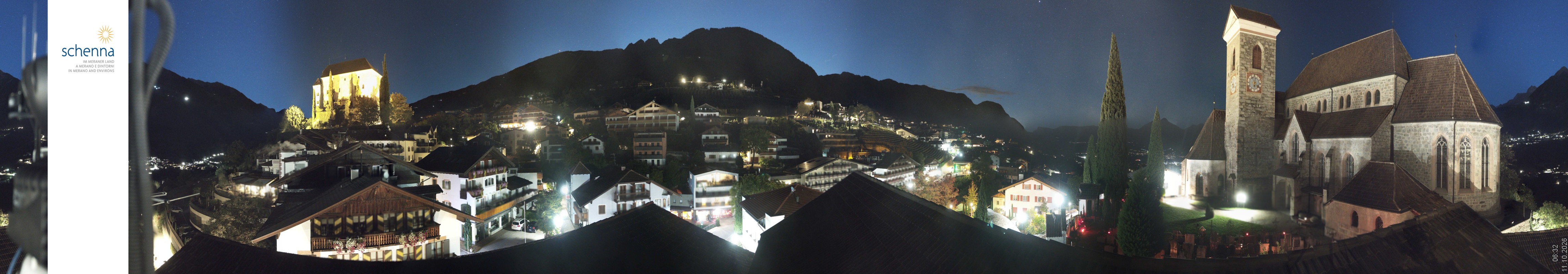 Archiv Foto Webcam Panoramablick Schenna