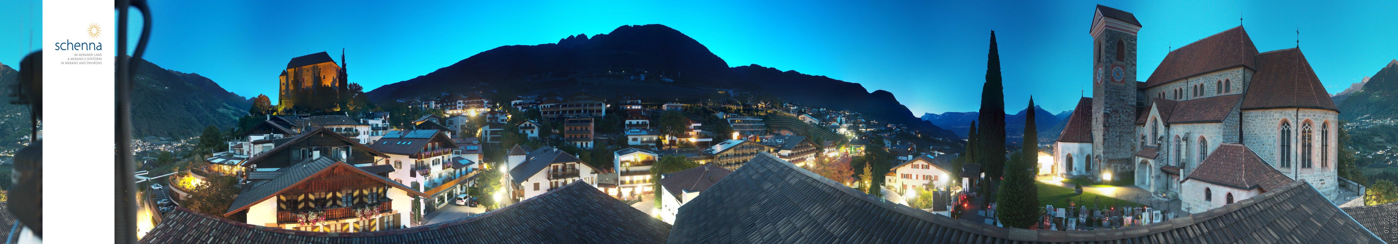 Archiv Foto Webcam Panoramablick Schenna