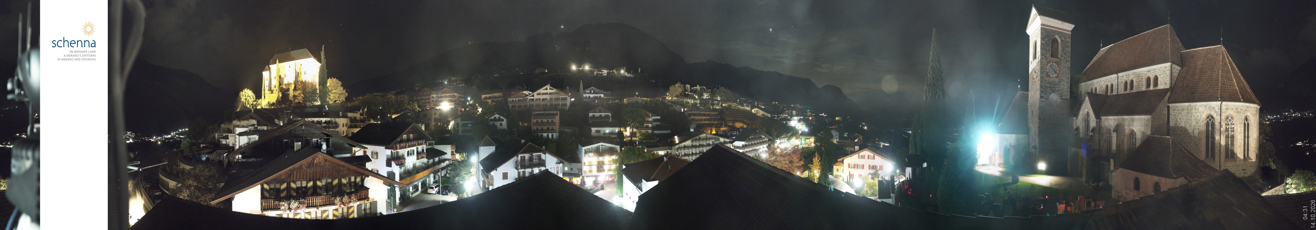 Archived image Webcam Panoramic View of Schenna