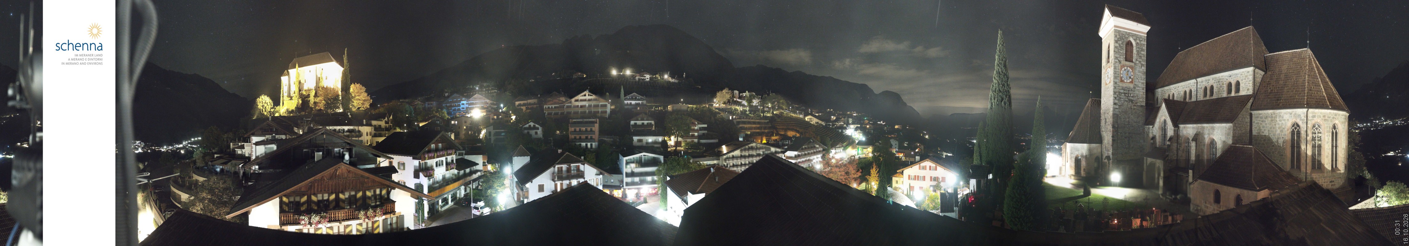 Archiv Foto Webcam Panoramablick Schenna