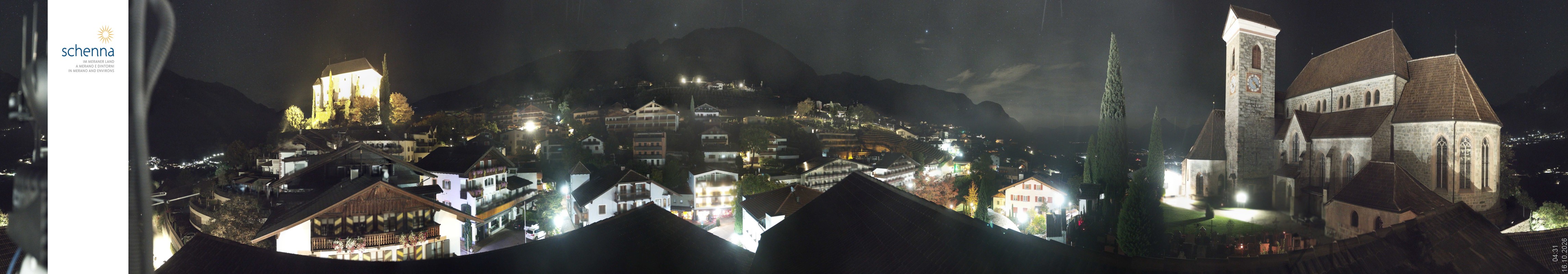 Archiv Foto Webcam Panoramablick Schenna