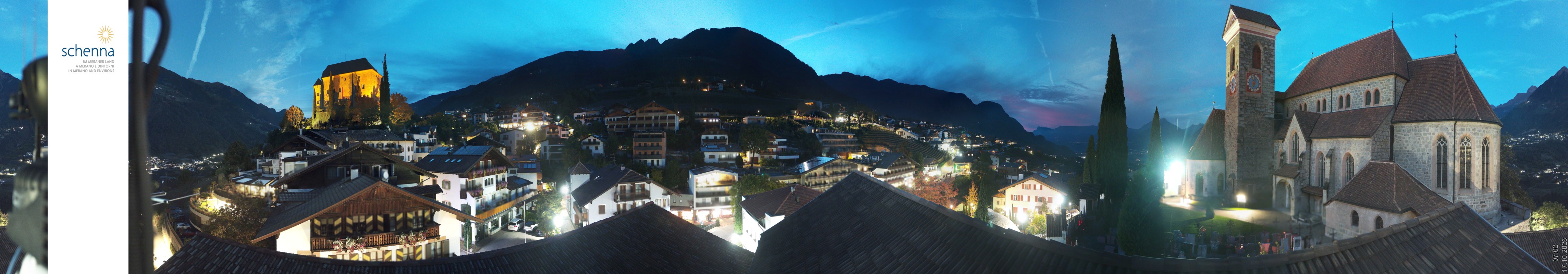 Archiv Foto Webcam Panoramablick Schenna