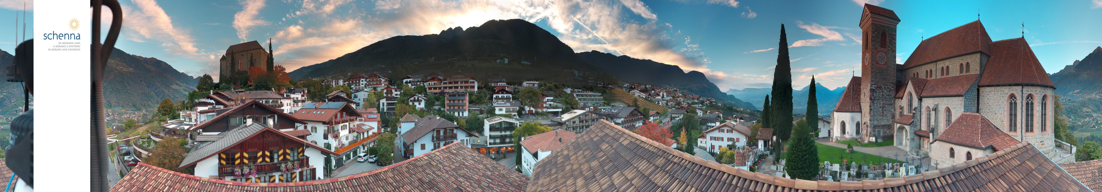 Archiv Foto Webcam Panoramablick Schenna