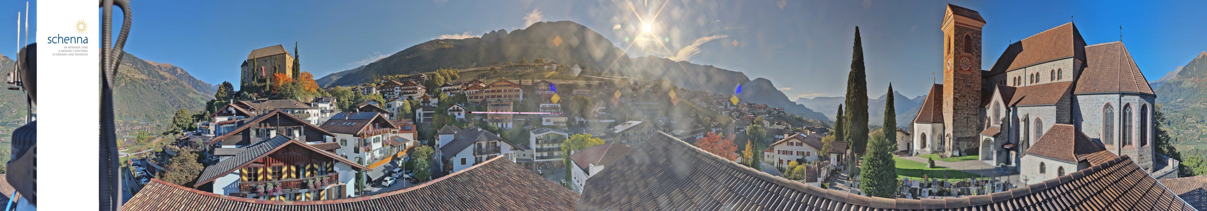 Archiv Foto Webcam Panoramablick Schenna