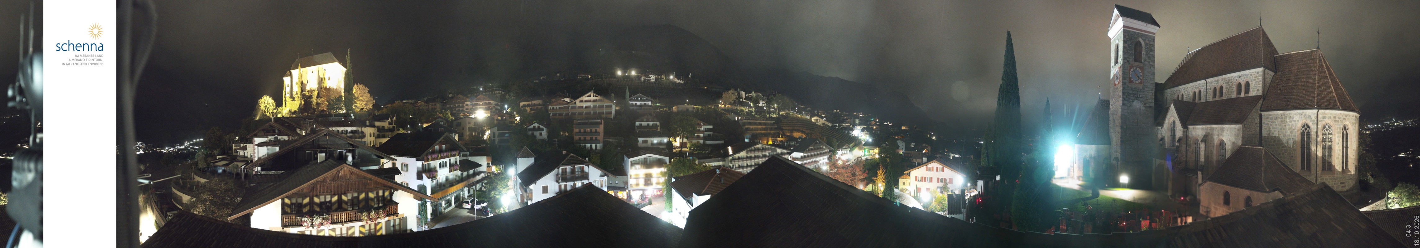 Archived image Webcam Panoramic View of Schenna