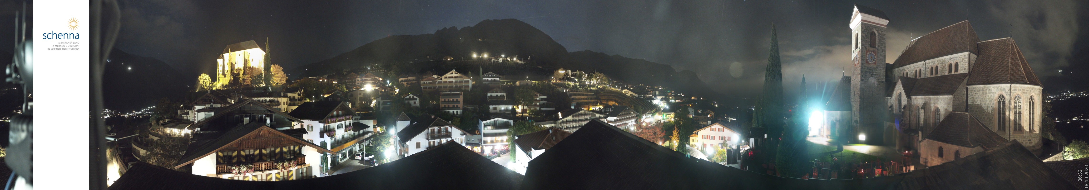 Archived image Webcam Panoramic View of Schenna