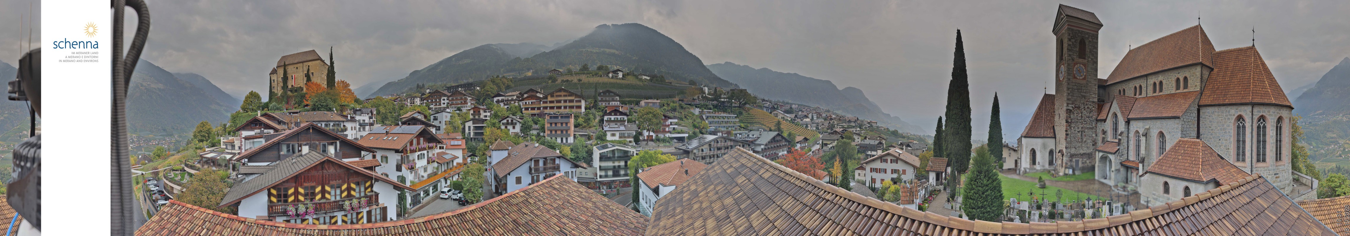 Archived image Webcam Panoramic View of Schenna