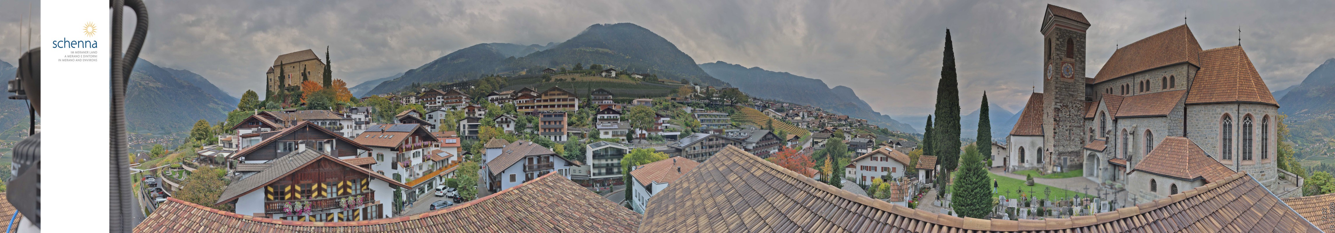 Archived image Webcam Panoramic View of Schenna