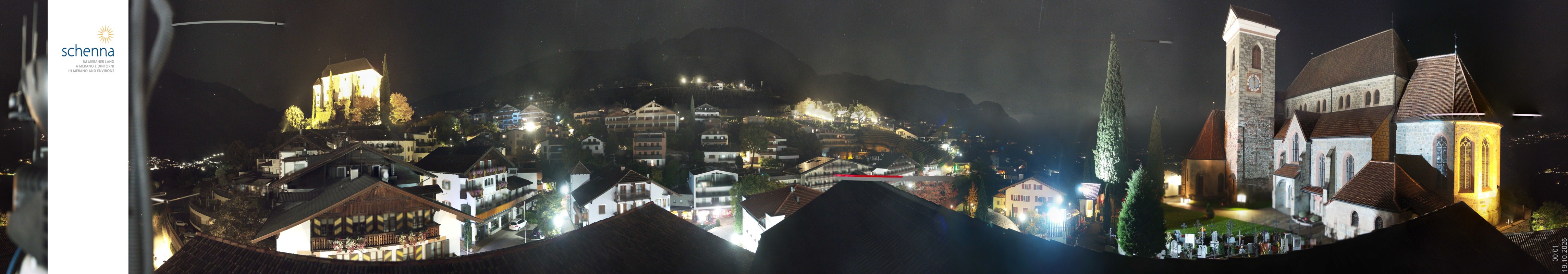 Archiv Foto Webcam Panoramablick Schenna