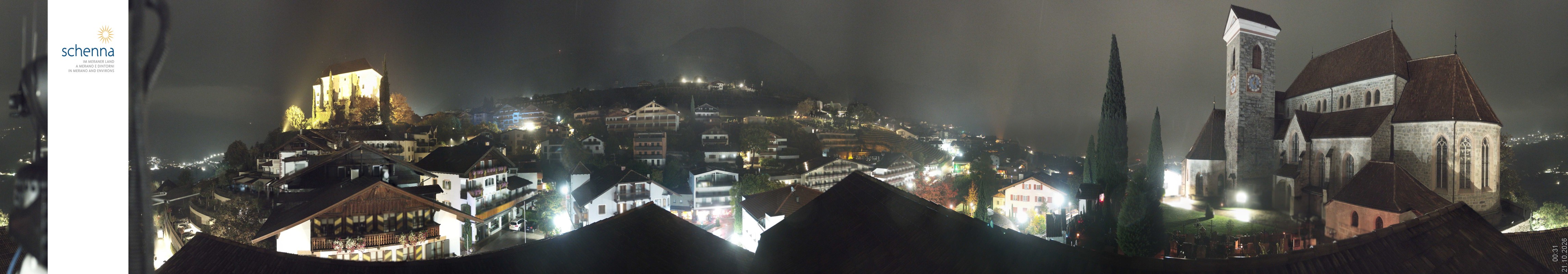 Archiv Foto Webcam Panoramablick Schenna