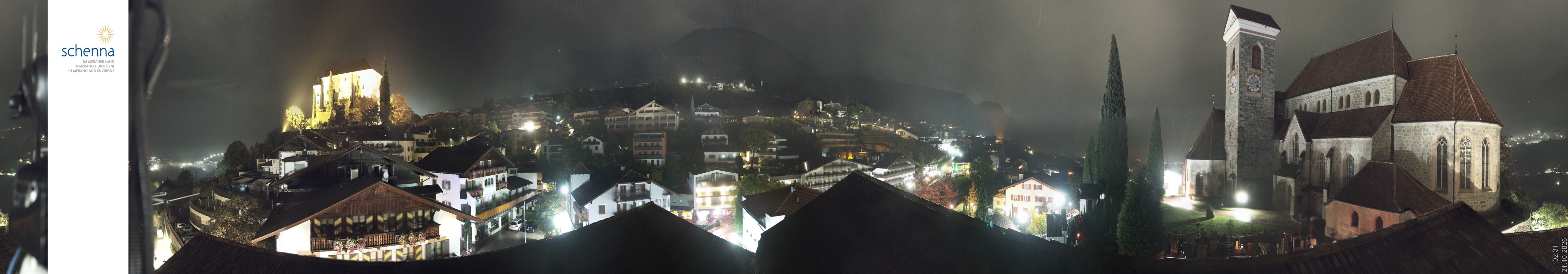 Archiv Foto Webcam Panoramablick Schenna