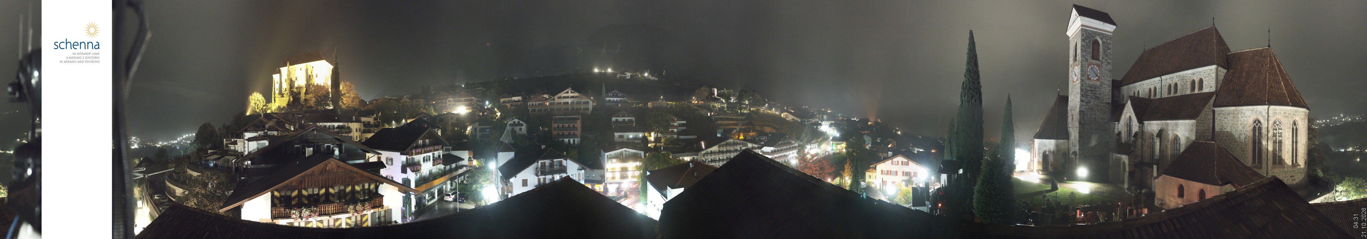 Archiv Foto Webcam Panoramablick Schenna