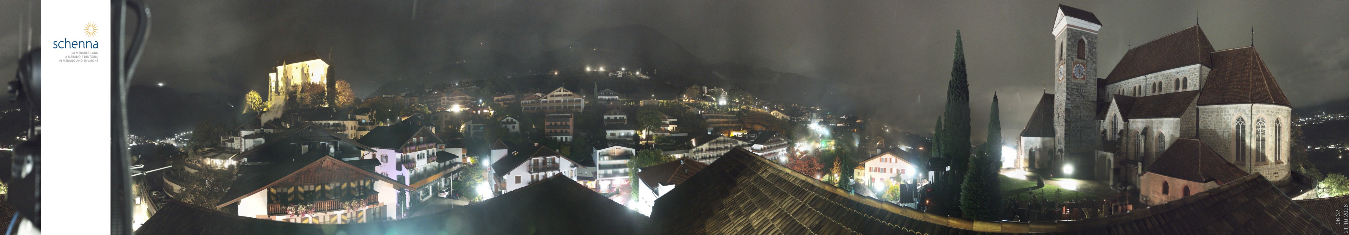 Archiv Foto Webcam Panoramablick Schenna