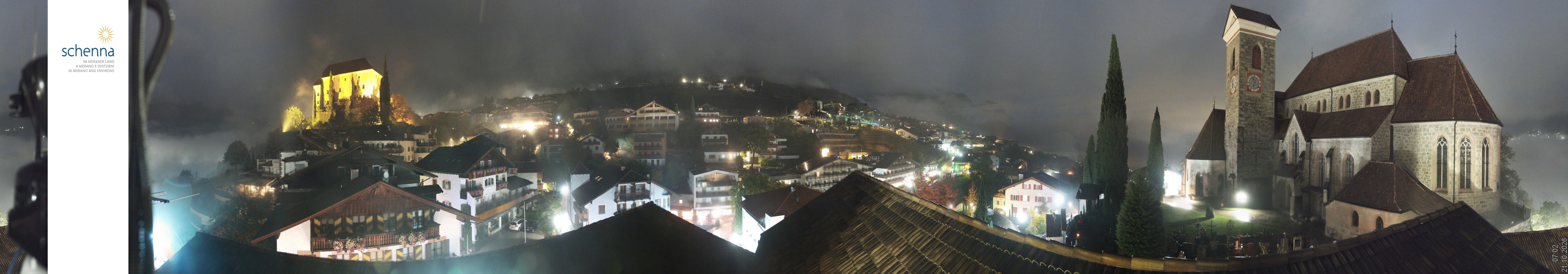Archiv Foto Webcam Panoramablick Schenna