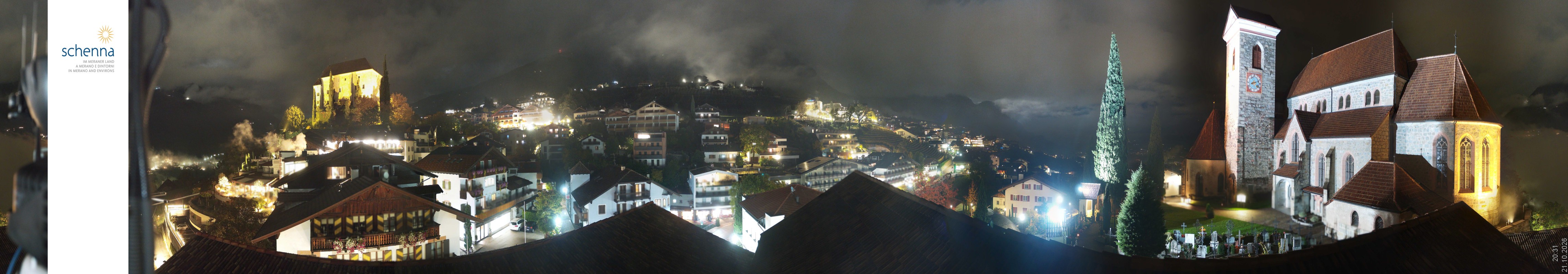 Archiv Foto Webcam Panoramablick Schenna